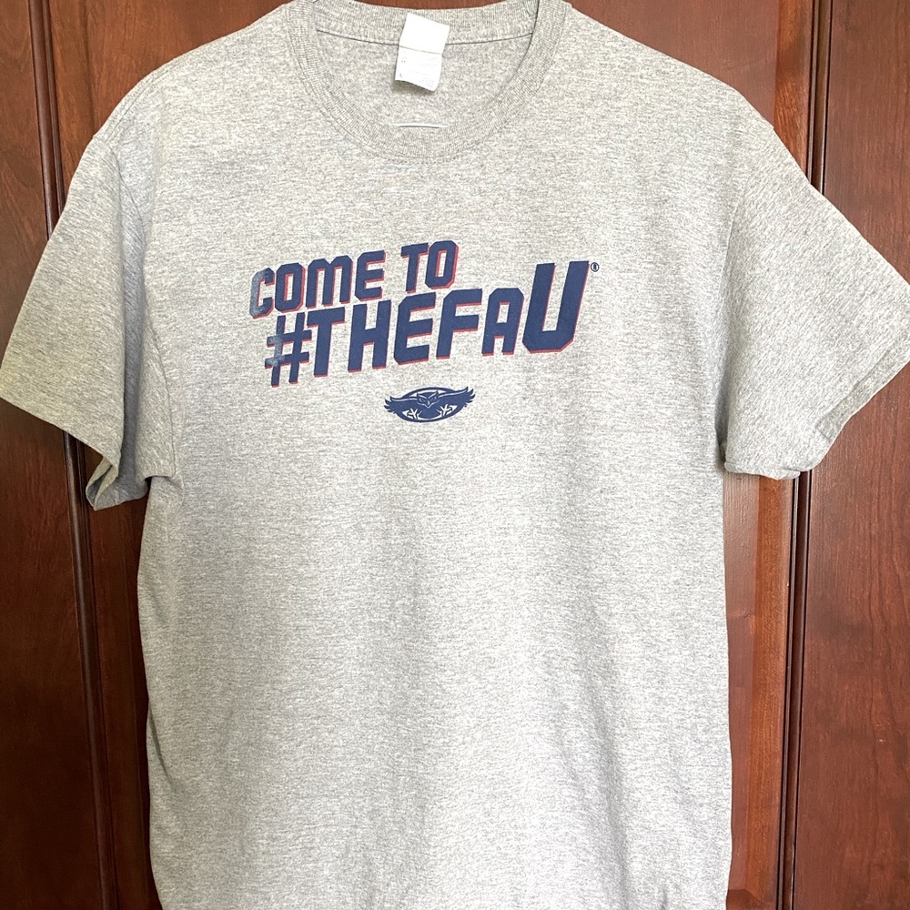 Gray FAU Short Sleeve T-Shirt